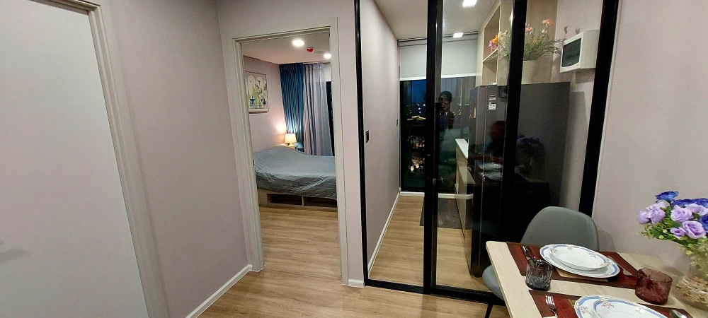 Condo for rent Atmoz Flow Minburi, ready to move in, complete facilities, hurry and book now, don't miss out.