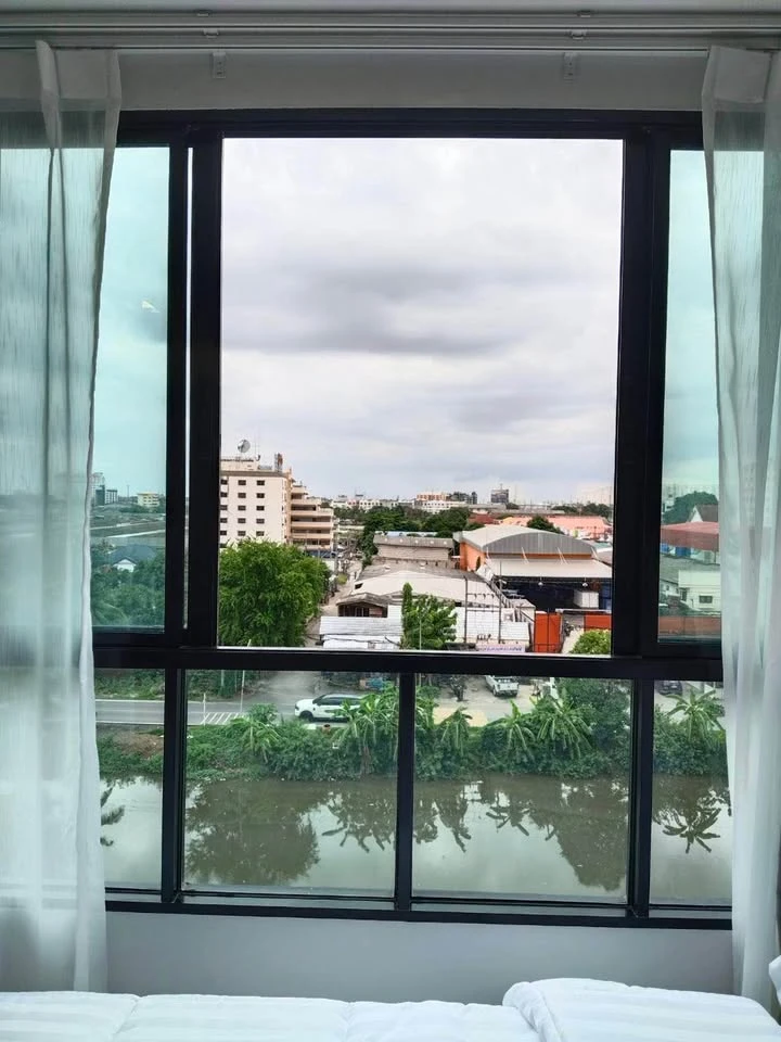 Condo for rent Atmoz Kanaal Rangsit, separate rooms, affordable price, I must say you must not miss it.