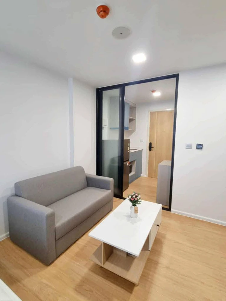 Condo for rent, Atmoz Kanaal Rangsit, a nice room with full facilities, good price, come and reserve now, don't miss out!