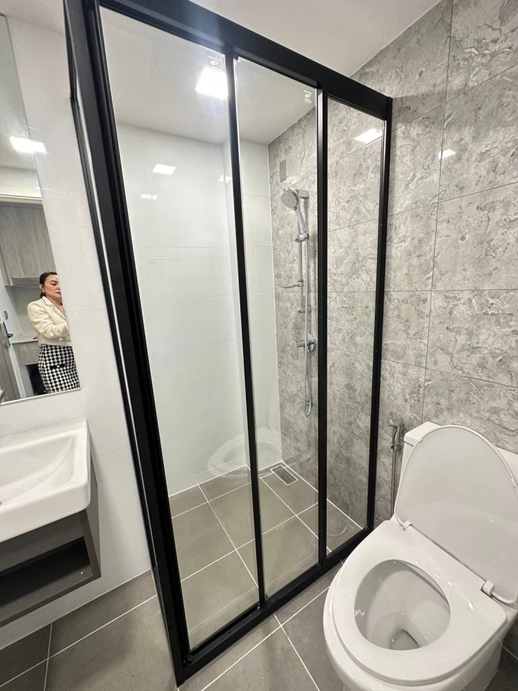 Condo for rent Atmoz Tropical Bangna, ready to move in, complete facilities, book now