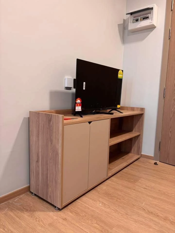 Condo for rent Atmoz Season Lat Krabang, ready to move in, 2nd floor, not high, comes with a special price, hurry to move and reserve now.