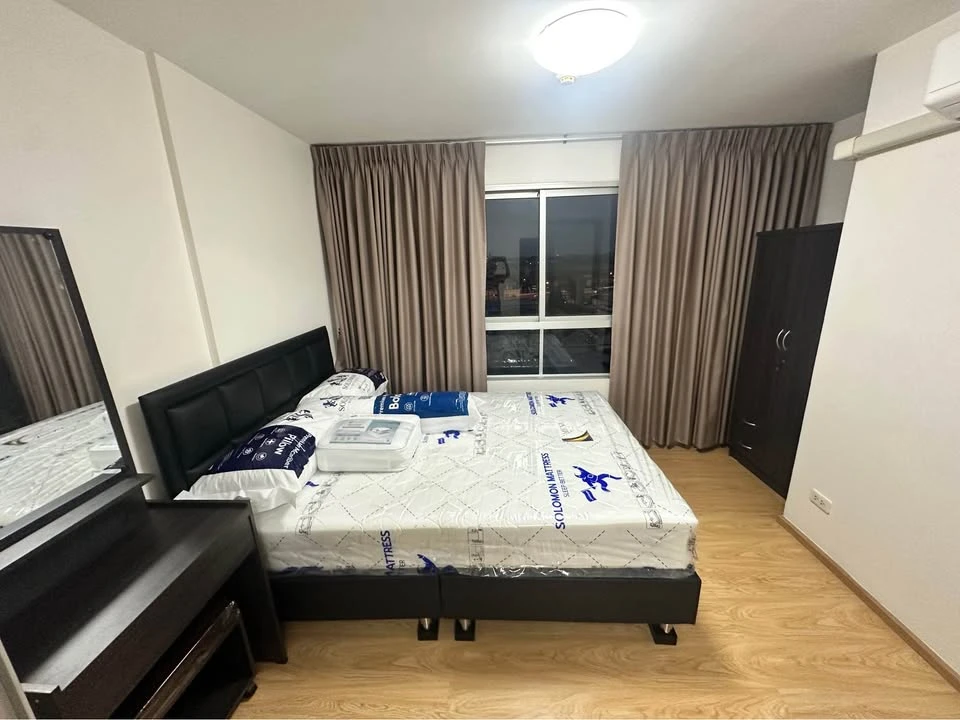 Condo for rent at Dcondo Rattanathibet. Ready to move in, fully furnished with appliances. Affordable price. Book today! Don't wait!