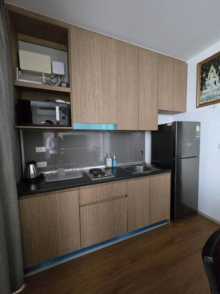 Condo for rent: Grow Rattanathibet, 24th floor, Chao Phraya River view, quiet atmosphere, hurry and reserve now, don't delay.