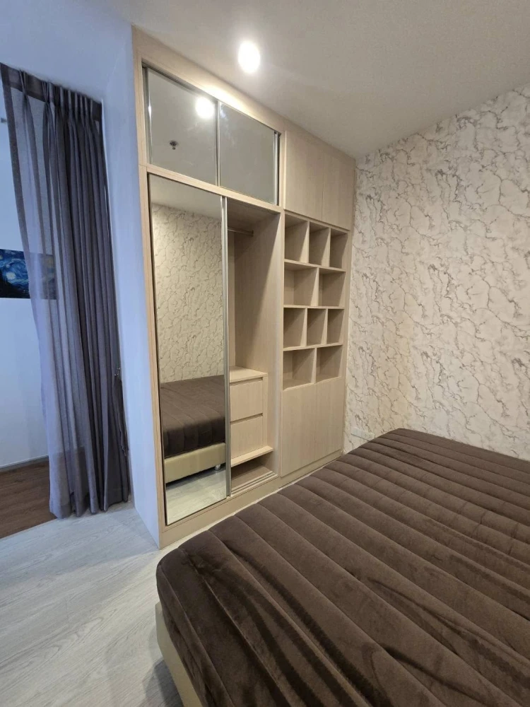 Condo for rent: Grow Rattanathibet, 24th floor, Chao Phraya River view, quiet atmosphere, hurry and reserve now, don't delay.