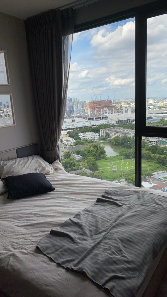 Condo for rent at Ideo Mobi Sukhumvit East Point, a nice room, fully furnished, ready to move in.