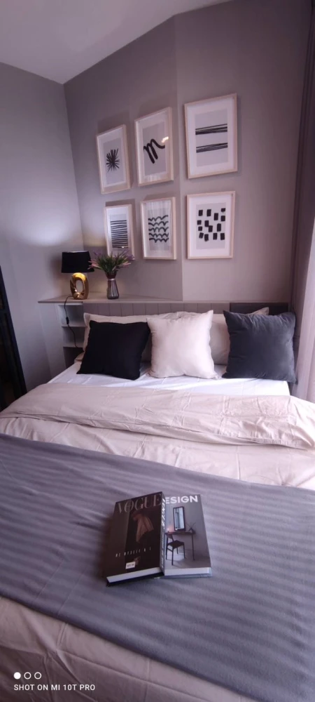 Condo for rent at Ideo Mobi Sukhumvit East Point, a nice room, fully furnished, ready to move in.