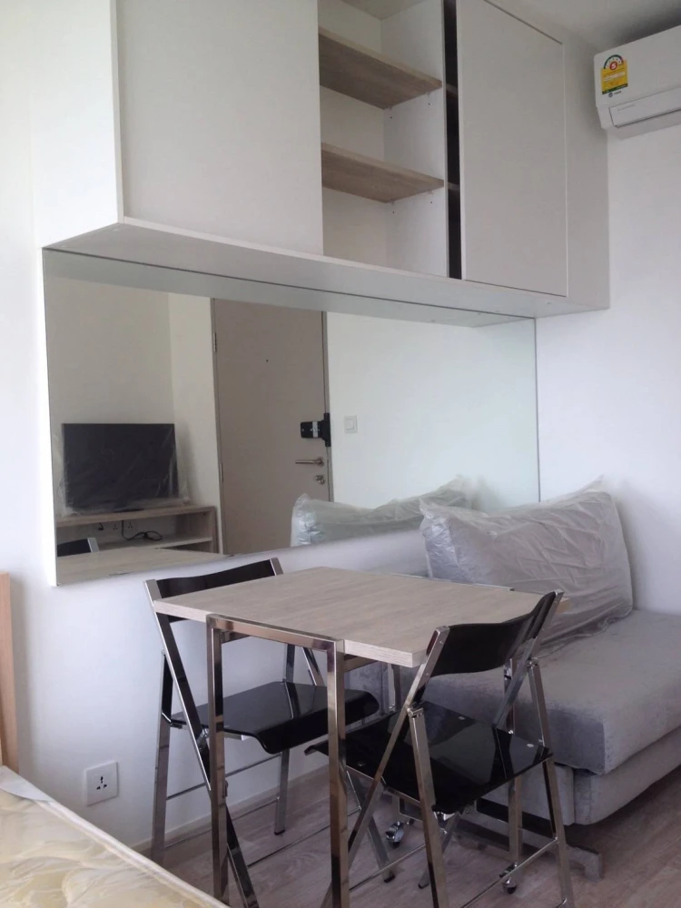 Condo for rent, Ideo Mobi Sukhumvit, studio room, 12th floor, pool view, fully furnished, electrical appliances, book now!