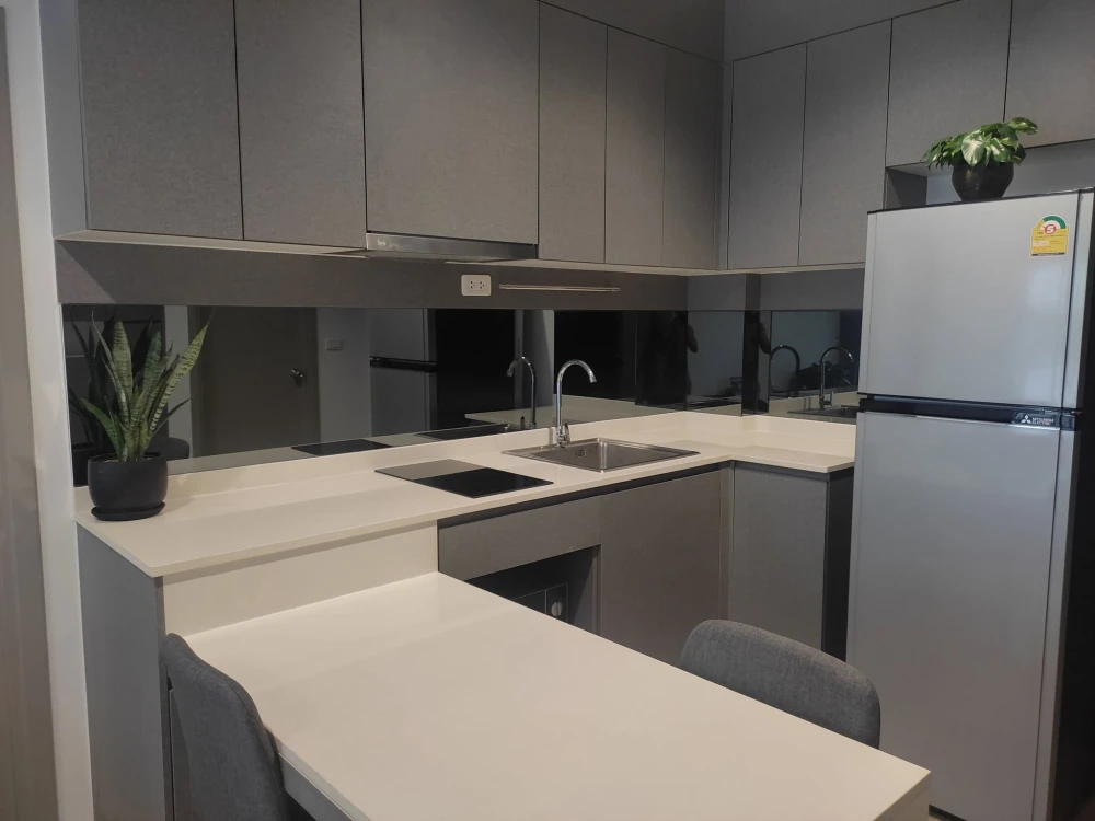 Spacious condo for rent at Ideo New Rama 9, offering ample living space and full facilities. Ready for immediate booking!