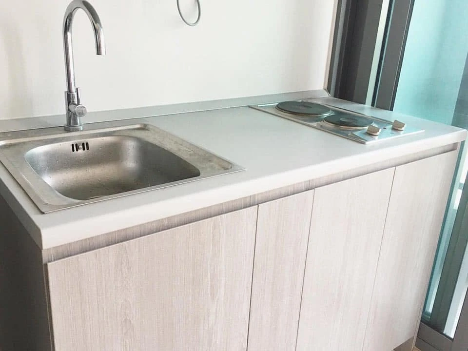 Condo for rent, Ideo Wutthakat, studio room, 12th floor, fully furnished, appliances included. Don't miss out!