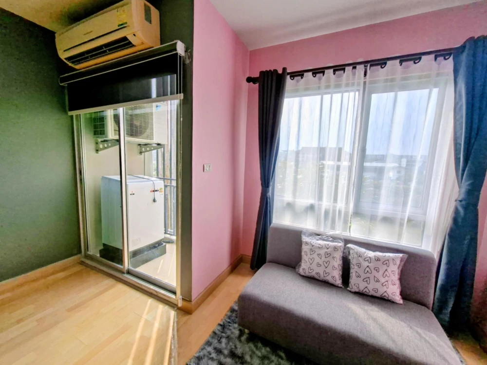 Condo for rent at Iris Avenue Onnuch – Wongwan. Nice room, fully furnished with appliances. Book today! Don't wait!