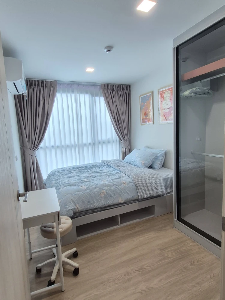 Kave Luminous Bangmod Condo for Rent: 1-Bedroom Exclusive unit on the 6th floor. Features a view facing the front of the complex and a cool, comfortab images