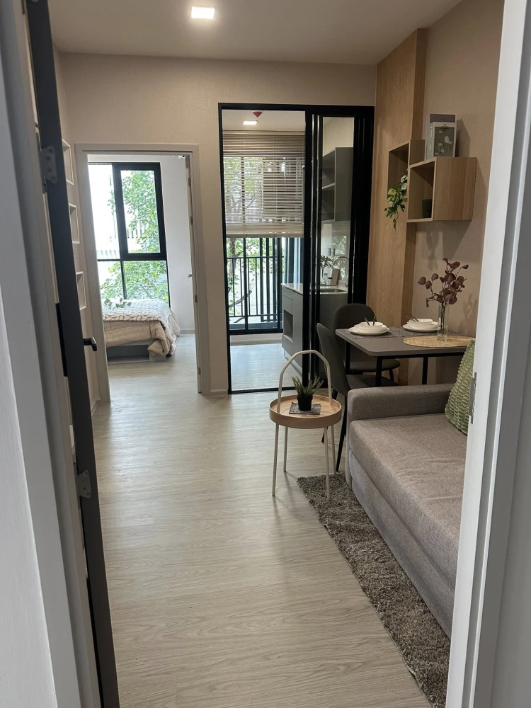 Condo for rent Kave pop salaya, beautifully decorated room, complete with furniture and electrical appliances. Come and reserve before you miss the op