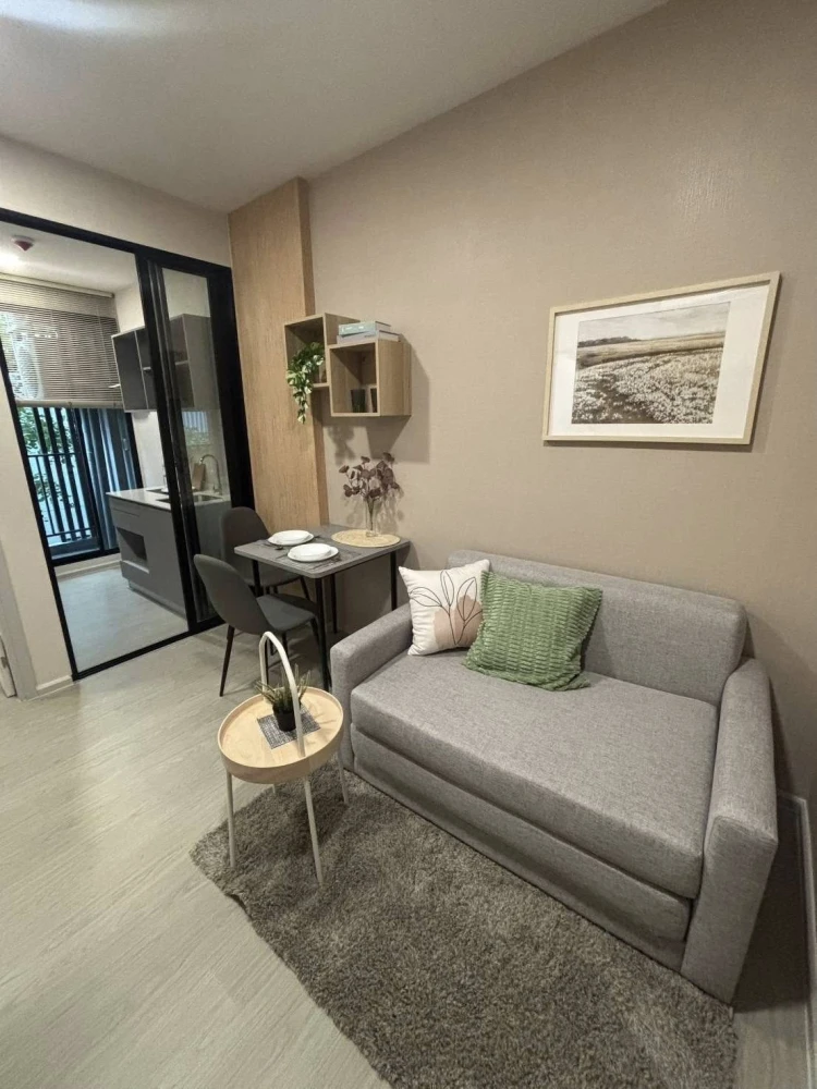 Condo for rent Kave pop salaya, beautifully decorated room, complete with furniture and electrical appliances. Come and reserve before you miss the op