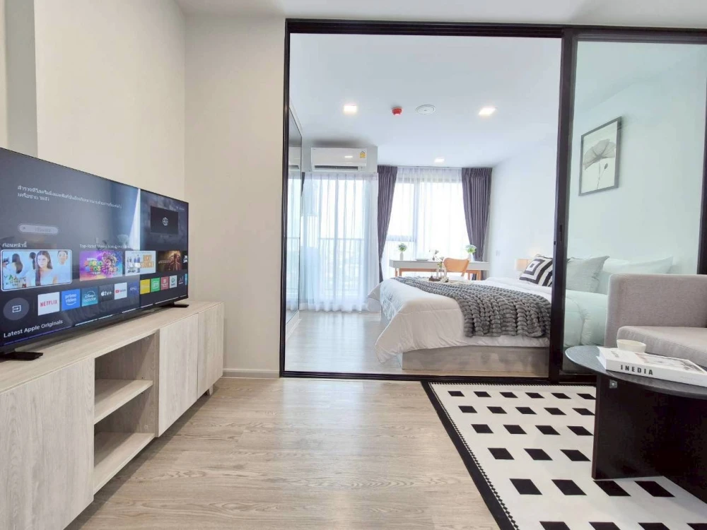 Condo for rent at Kave Seed Kaset. Nice room, fully furnished with appliances. Just bring your belongings and move in! Don't miss out!
