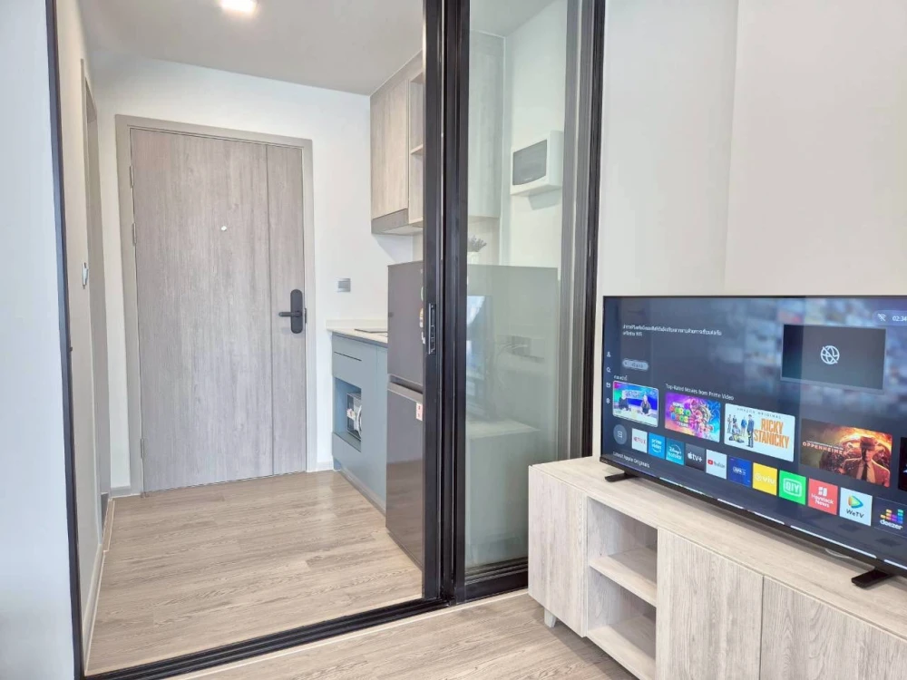 Condo for rent at Kave Seed Kaset. Nice room, fully furnished with appliances. Just bring your belongings and move in! Don't miss out!