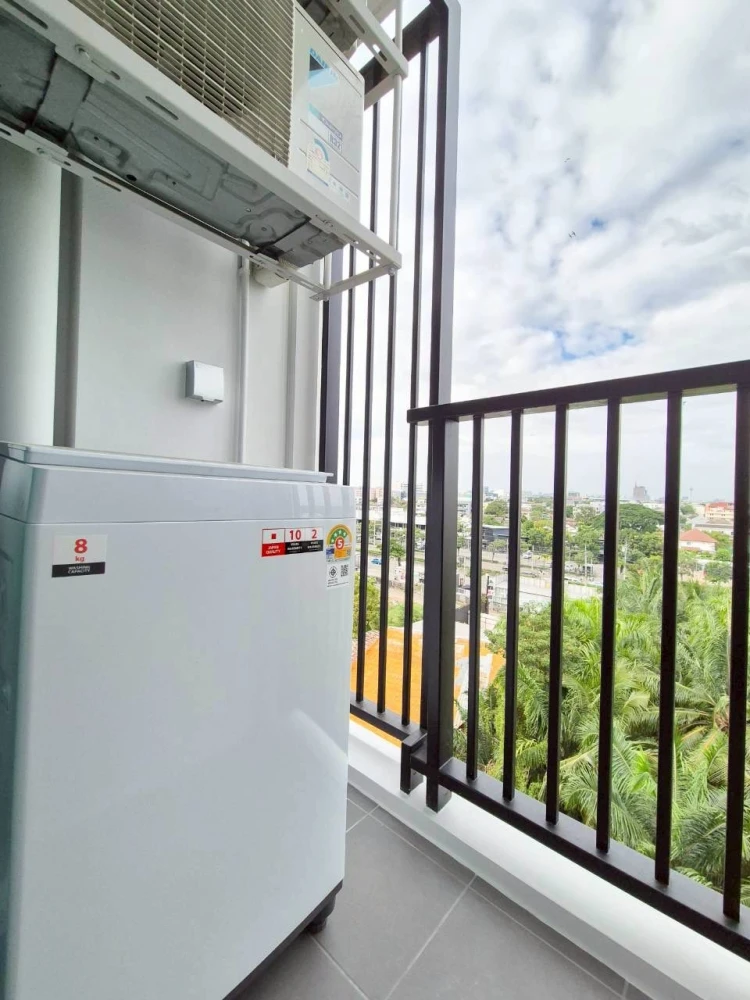 Condo for rent at Kave Seed Kaset. Nice room, fully furnished with appliances. Just bring your belongings and move in! Don't miss out!