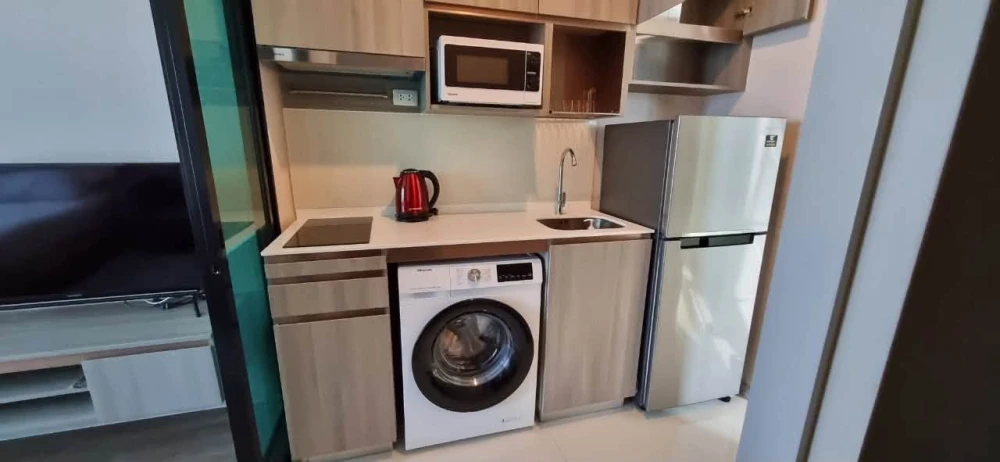 Condo for rent at Knightsbridge Collage Ramkhamhaeng. Ready to move in, fully furnished, great value. Book now!