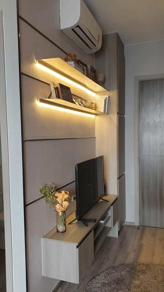 Condo for rent at KnightsBridge Prime On-Nut, fully furnished, 41st floor with stunning views. Convenient and complete amenities. Book now, don't miss