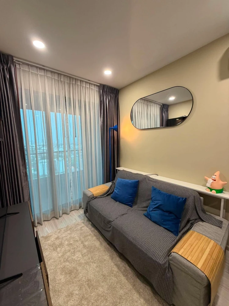 Condo for rent, Ideo Mobi Sukhumvit Eastgate, nice room on the 20th floor with golf course view. Convenient and complete amenities. Move in soon!