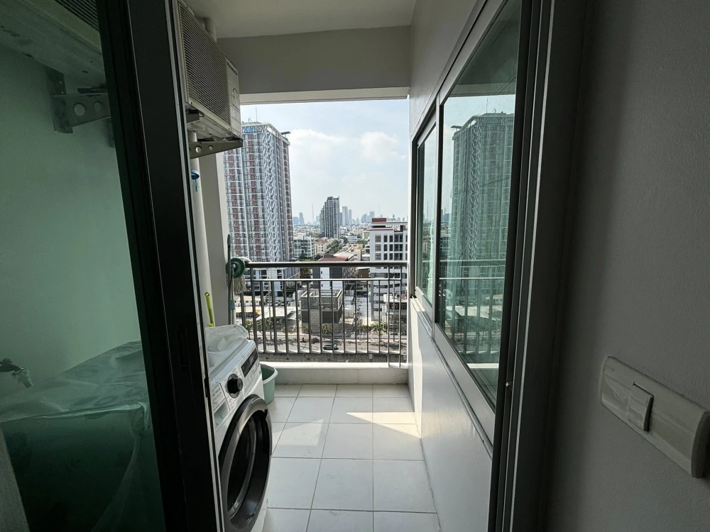 Condo for rent Life @ Ratchada - Suthisan, ready to move in, 12th floor, beautiful view, complete in one place, you must hurry to reserve.