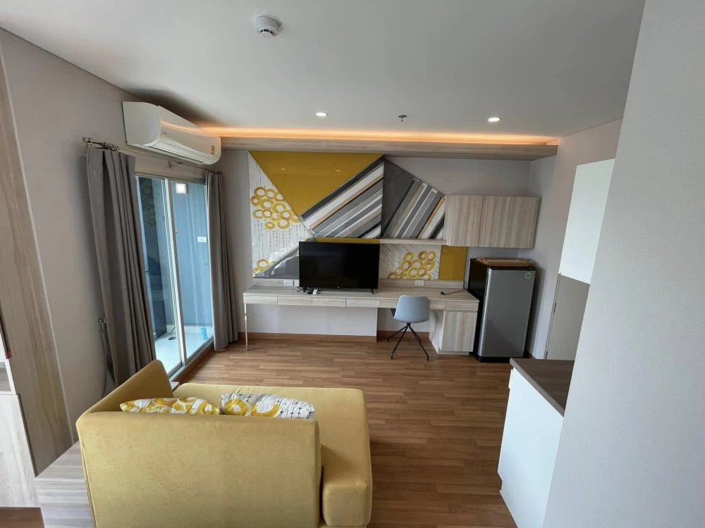 Condo for rent Lumpini Park Vibhavadi – Chatuchak, 9th floor, pool view, beautiful corner, with built-in, ready to use