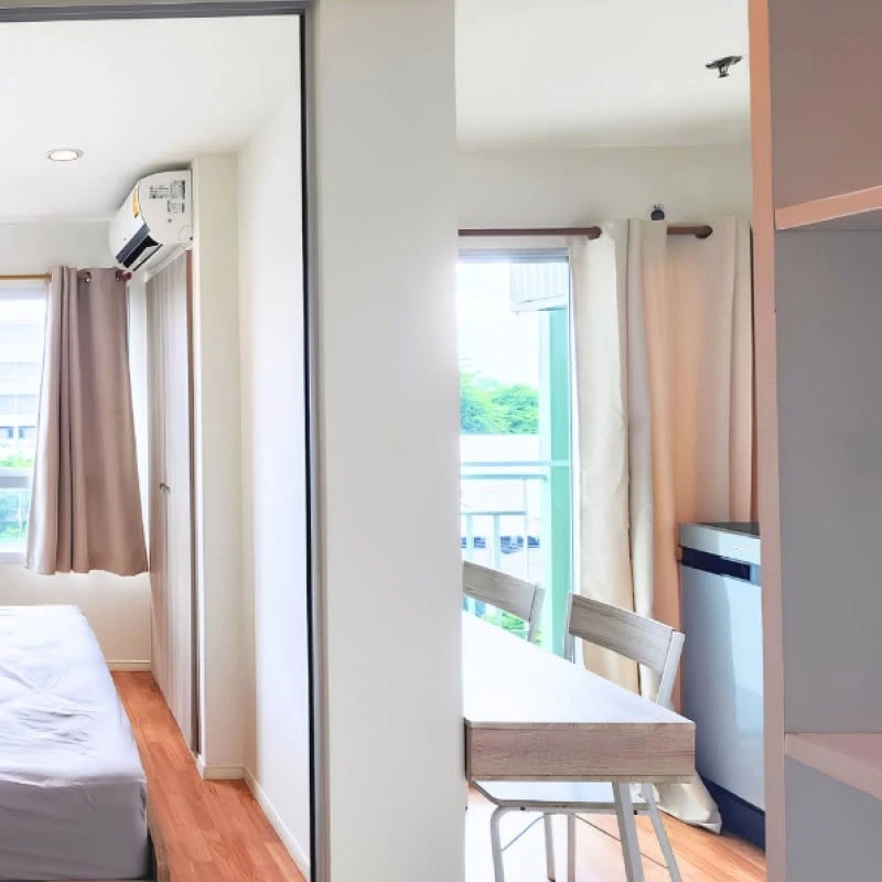 Condo for rent at Lumpini Park Phetkasem 98. The unit is partitioned into separate, clearly defined zones. Don't miss out!