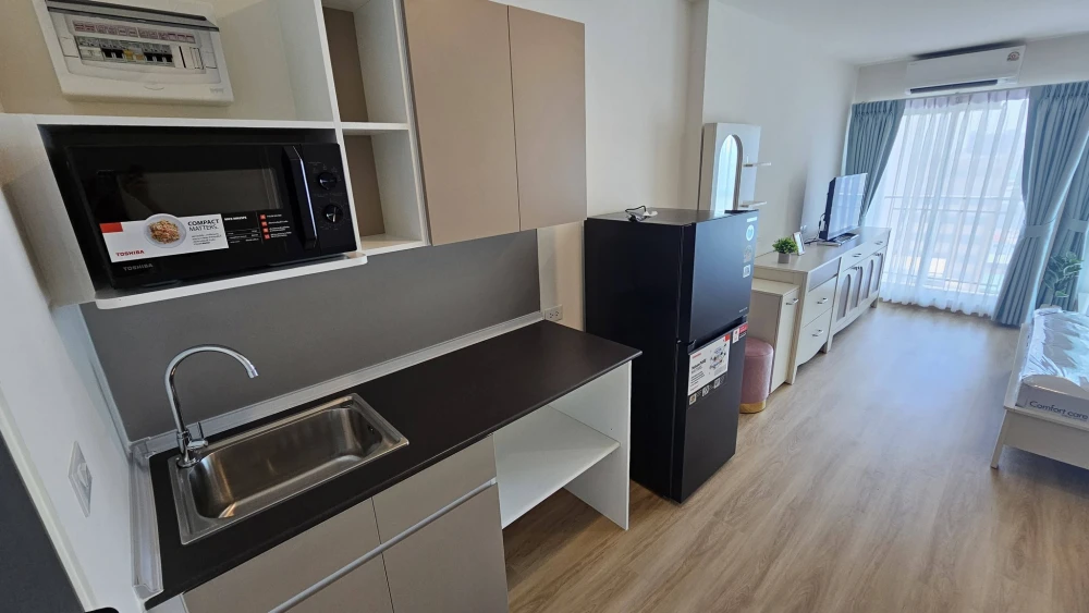 Condo for rent at Lumpini Ville Charan-Fai Chai. Ready to move in, fully furnished, great price. Book now, don't miss out!