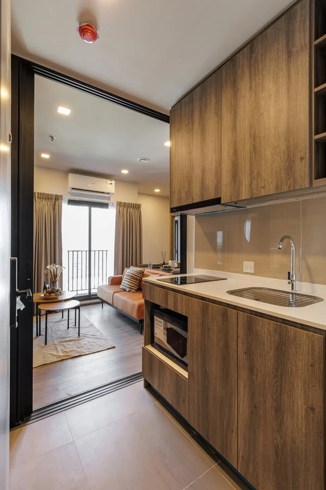 Condo for rent at Metris District Ladprao, 2 bedrooms, 1 bathroom, beautifully furnished, fully equipped. Book now, don't miss out!