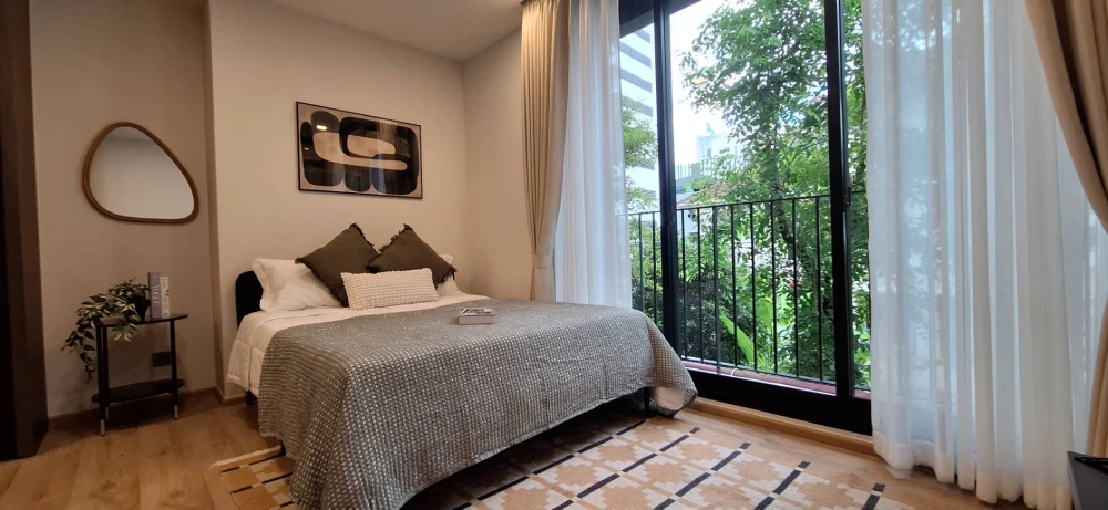 Condo for rent, Noble Around Ari, corner room with privacy, fully furnished, ready to move in. Don't miss it!
