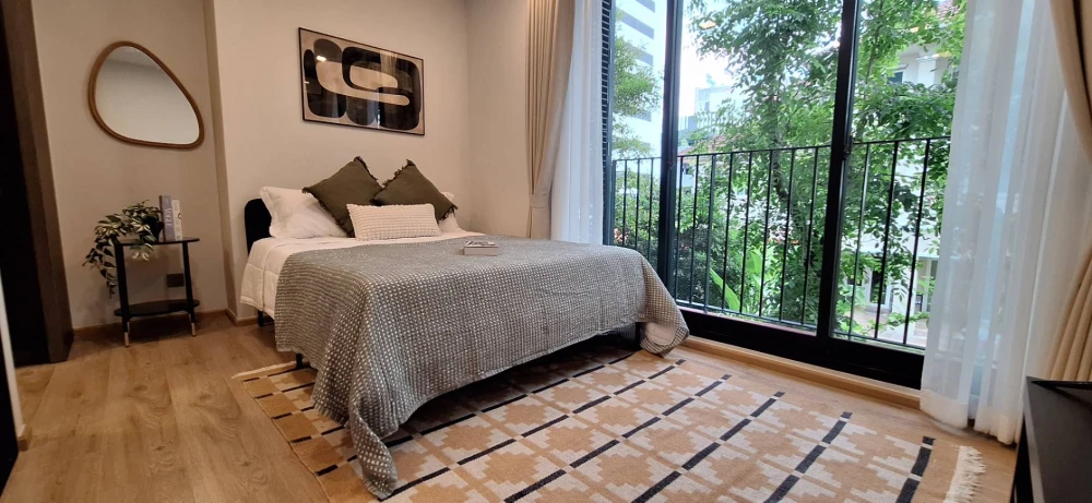 Condo for rent, Noble Around Ari, corner room with privacy, fully furnished, ready to move in. Don't miss it!