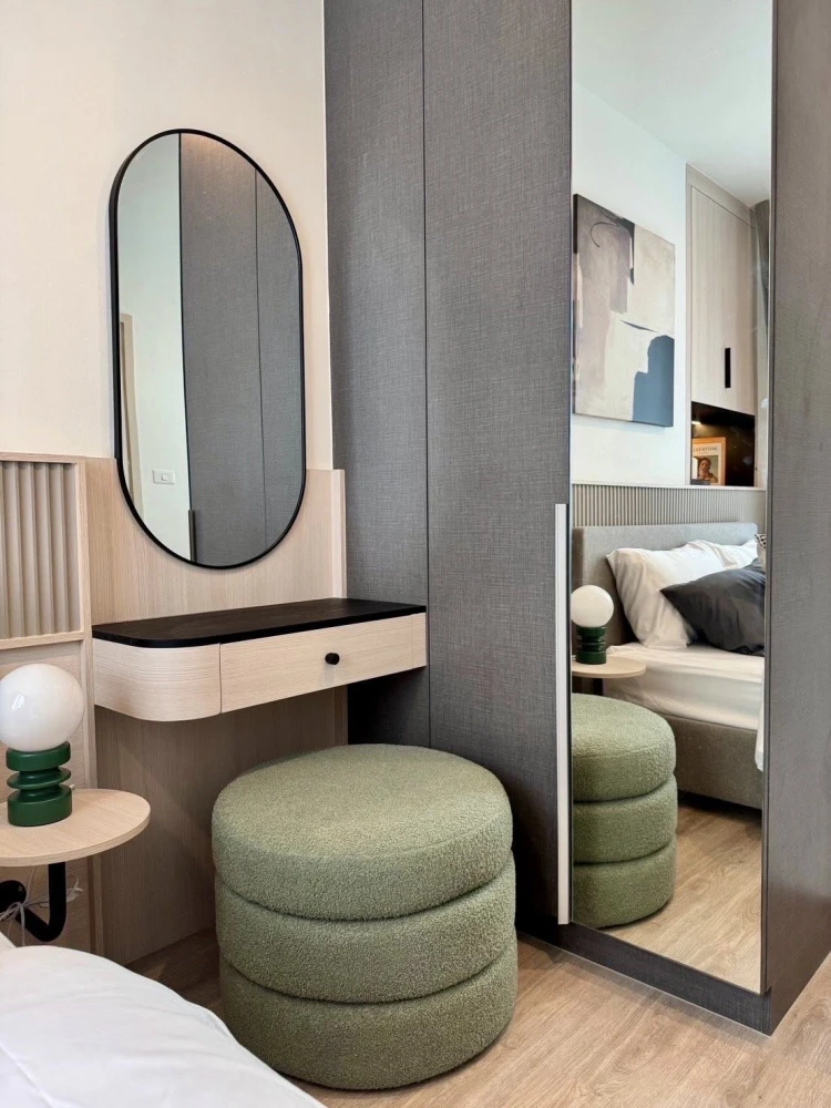Condo for rent Noble Nue District R9, beautifully decorated room, 16th floor, high view, complete here, if you miss it, you will regret it later.