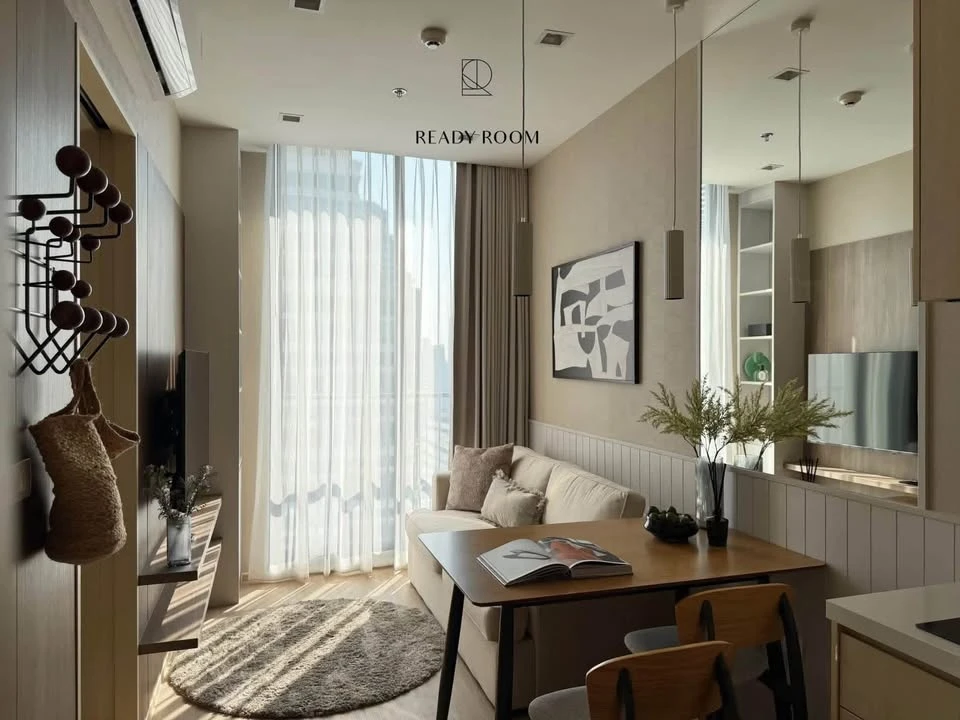 Condo for rent Noble State Sukhumvit 39, 32nd floor, Sukhumvit city view, well decorated, built-in, if you don't book, you'll miss out.