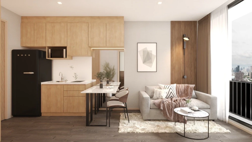 ให้เช่าคอนโด Noble State Sukhumvit 39 ชั้น 34 ชั้นสูง วิวเมืองสุขุมวิท ตกแต่ง built-in อย่างดี จองเลย