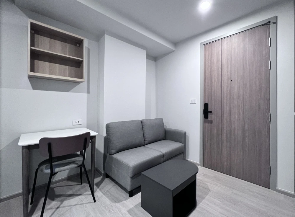 Condo for rent at Nue Core Khu Khot Station. Corner unit for privacy. Affordable price. Book now! Don't miss out!