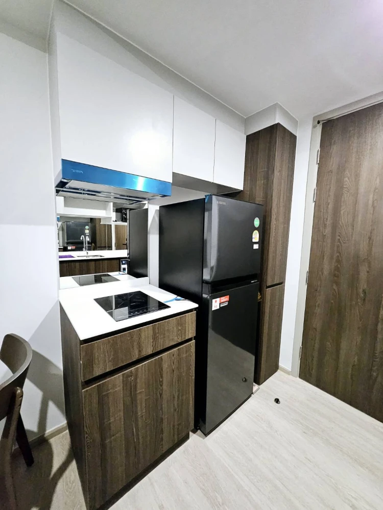 Condo for rent, Nue Cross Khu Khot Station, well-separated rooms, great value, you'll regret it if you miss it.