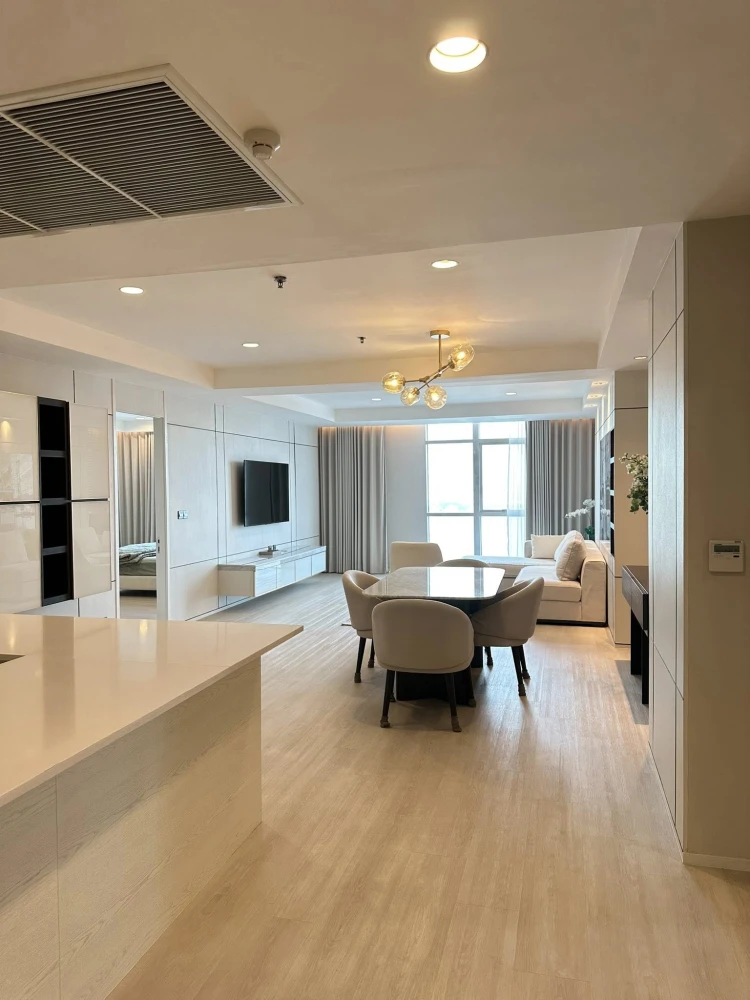 Condo for rent, Nusasiri Grand, large room, comfortable living, lots of usable space, fully furnished, appliances included. Come reserve now, don't mi