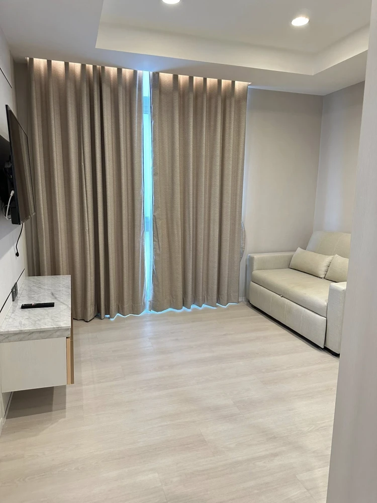 Condo for rent, Nusasiri Grand, large room, comfortable living, lots of usable space, fully furnished, appliances included. Come reserve now, don't mi