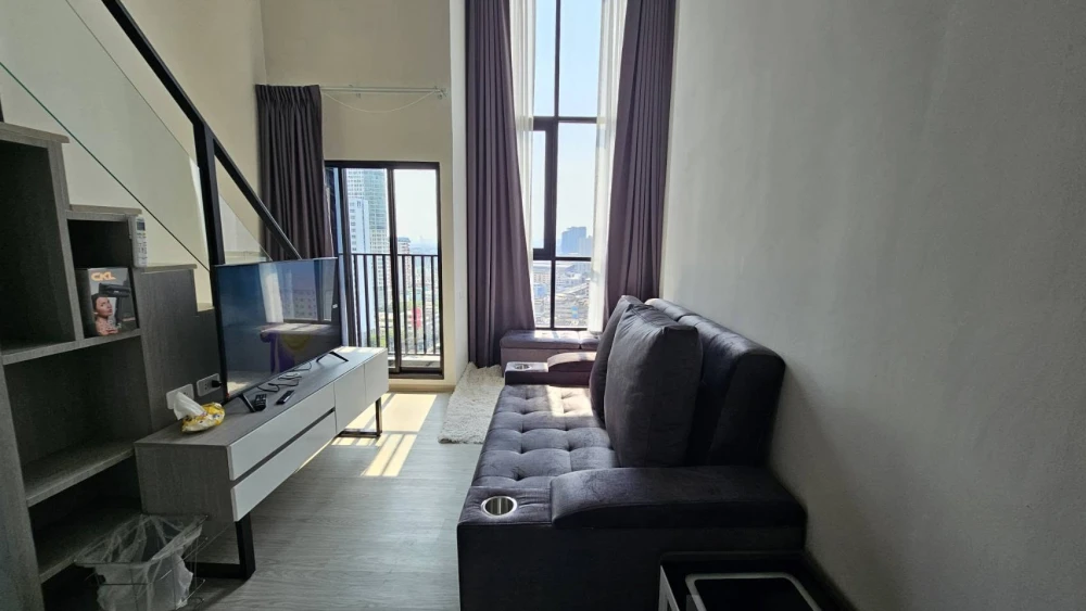 Condo for rent Origin Plug & Play Ramkhamheang Triple Station, ready to move in, complete here, hurry and move in