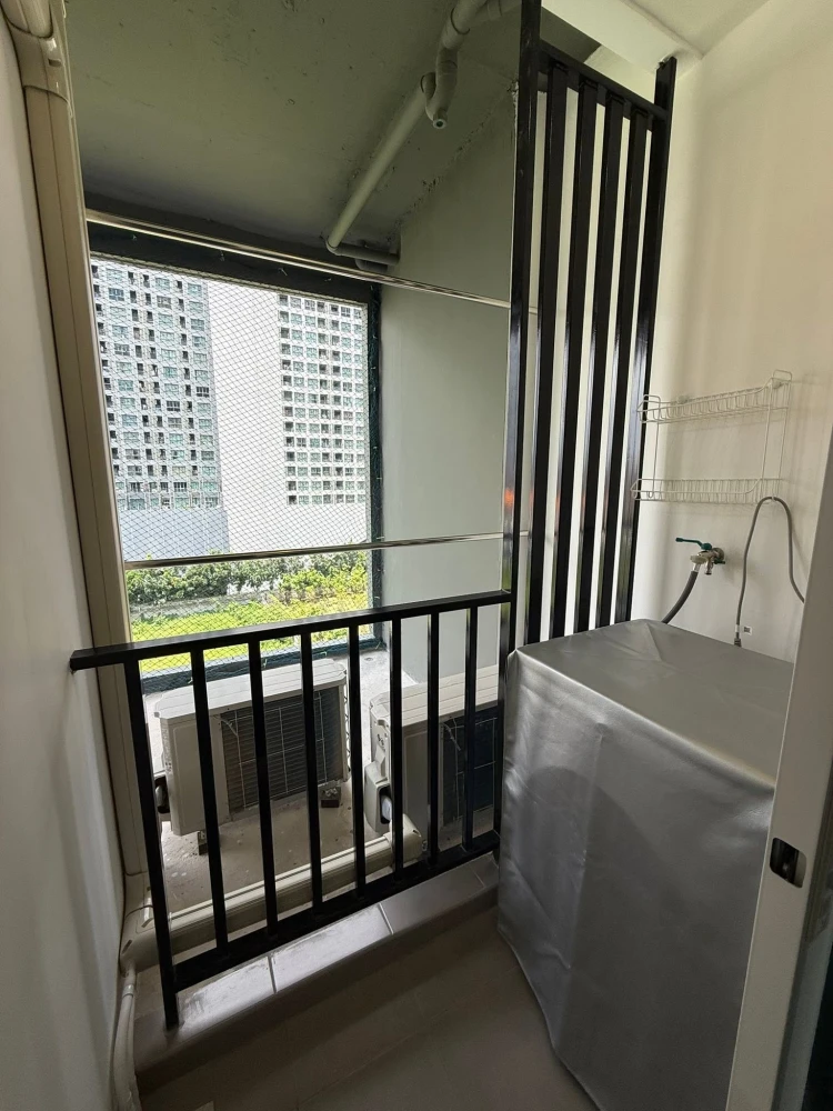 Condo for rent at Regent Home Bangna. Extra wide frontage, built-in minimalist furniture, beautiful design. Book today!