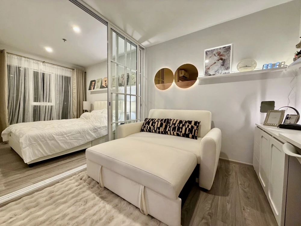 ให้เช่าคอนโด Regent Home Bangna ห้องกั้นแยกอย่างดี แต่งครบพร้อมอยู่ คุณต้องรีบมาจอง