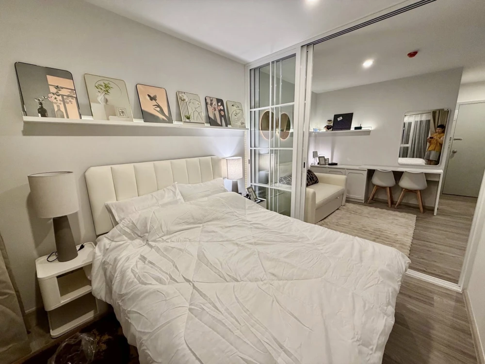 ให้เช่าคอนโด Regent Home Bangna ห้องกั้นแยกอย่างดี แต่งครบพร้อมอยู่ คุณต้องรีบมาจอง