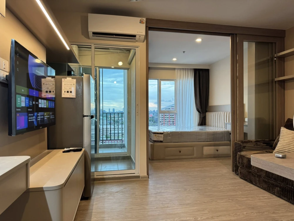 ให้เช่าคอนโด Regent Home Bangna ห้องน่าอยู่ เฟอร์ เครื่องใช้ไฟฟ้าครบ มาแต่ตัวเข้าออยู่ได้เลย อย่าพลาด