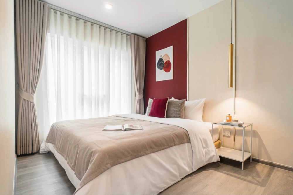 ให้เช่าคอนโด Regent Home Bangna ห้องแต่งน่าอยู่ เฟอร์ เครื่องใช้ไฟ้าครบ ลากกระเป่าเข้าอยู่ได้เลย อย่าพลาด