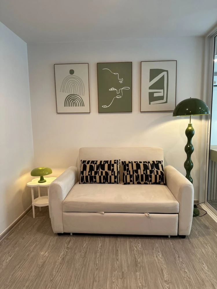 Condo for rent: Regent Home Bangna, fully furnished, ready to move in, complete with furniture and appliances, just bring your bags and move in.