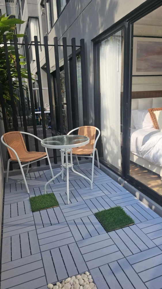 Condo for rent at The Green 3. Very spacious room! 2nd floor, with a huge balcony! Quiet corner. You don't want to miss this opportunity!
