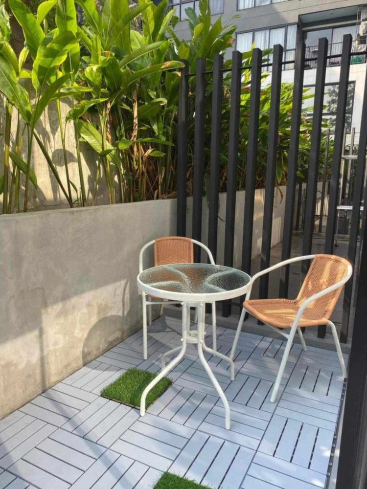 Condo for rent at The Green 3. Very spacious room! 2nd floor, with a huge balcony! Quiet corner. You don't want to miss this opportunity!