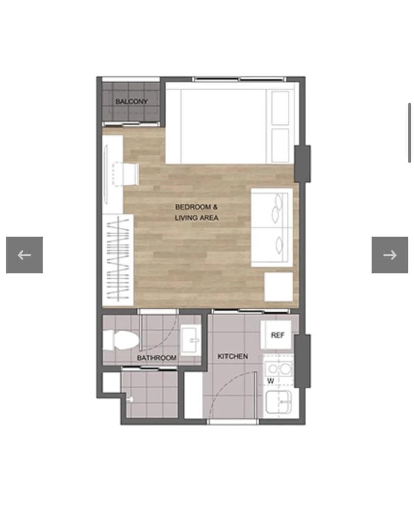 Condo for rent at The Muve Pradipat, ready to move in, fully furnished, with appliances, great price, come reserve now, don't miss out!