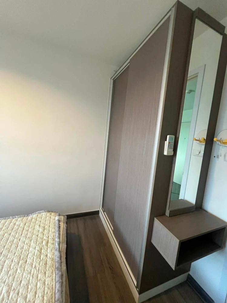 Condo for rent at The Trust @ BTS Erawan, 14th floor, river view, great atmosphere, breezy, comfortable, convenient transportation. Book now!
