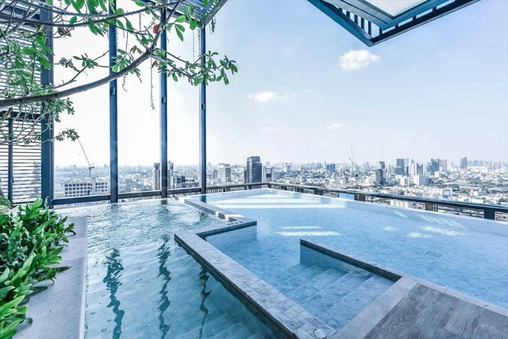 Condo for rent, XT Phayathai, ready to move in, 26th floor, unobstructed city view. Book now! Don't miss out!