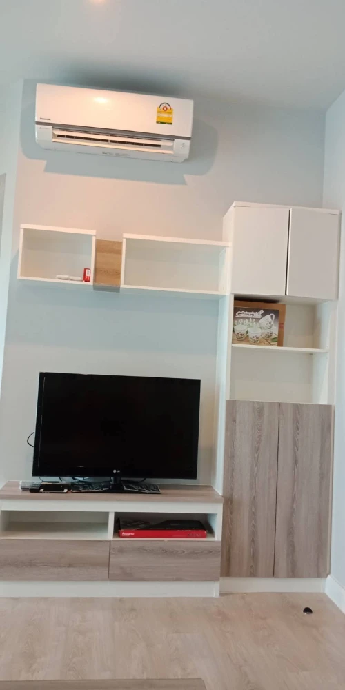 Condo for rent, Zelle Salaya, 1 bedroom, 1 bathroom, 4th floor, not high, with nice wallpaper. Hurry and reserve now!